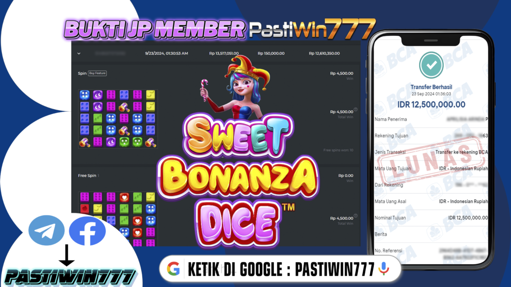 BUKTI PEMBAYARAN JP SLOT MEMBER PASTIWIN777 HARI INI 23 SEPTEMBER 2024!!!