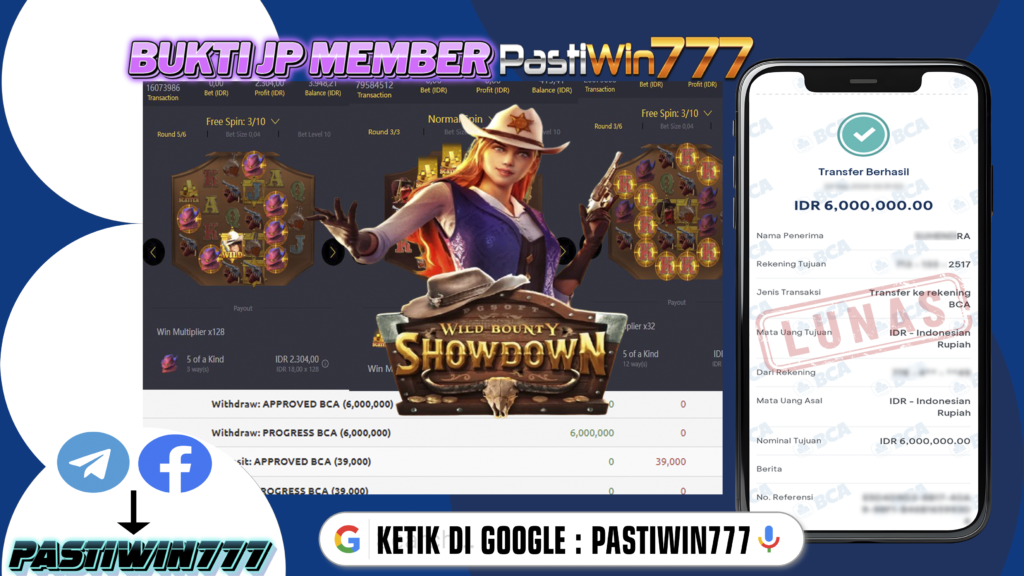 BUKTI TERBARU PEMBAYARAN MEMBER JP SLOT DI PASTIWIN777 HARI INI