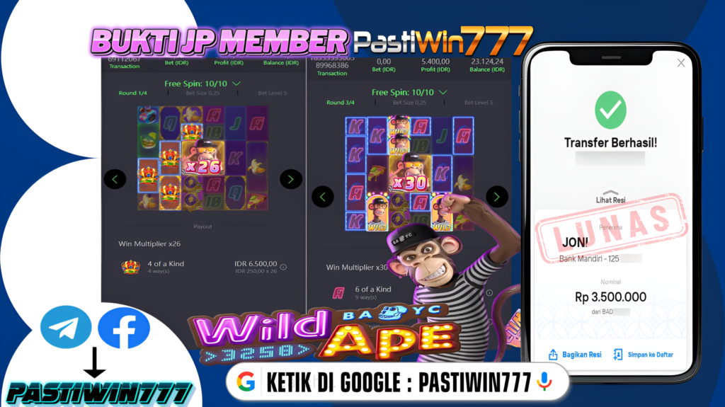 BUKTI PEMBAYARAN MEMBER JP SLOT DI PASTIWIN777 HARI INI!!!