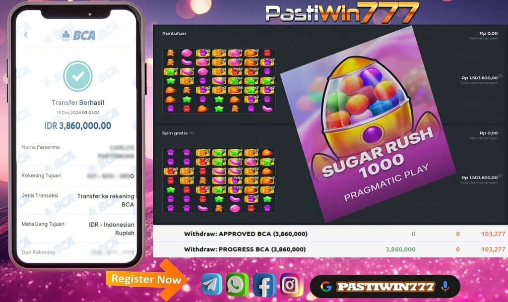 BUKTI NYATA KEMENANGAN BESAR DI SITUS BESAR PASTIWIN777