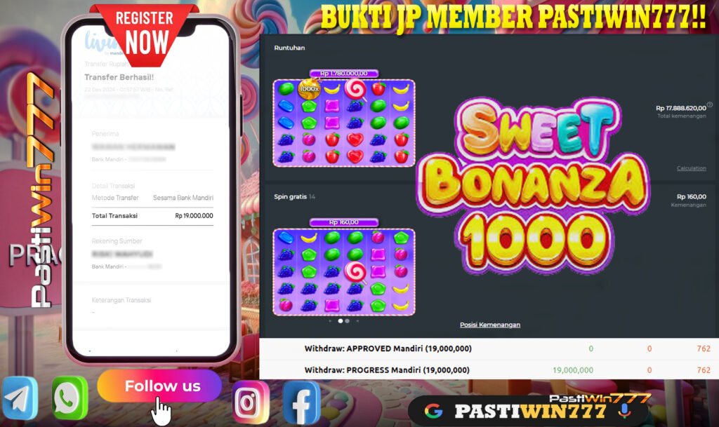 BUKTI NYATA KEMENANGAN BESAR DI SITUS BESAR PASTIWIN777