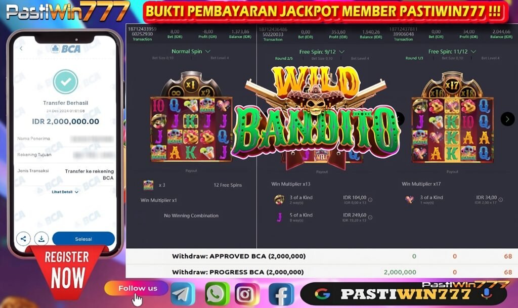 BUKTI NYATA KEMENANGAN BESAR DI SITUS BESAR PASTIWIN777