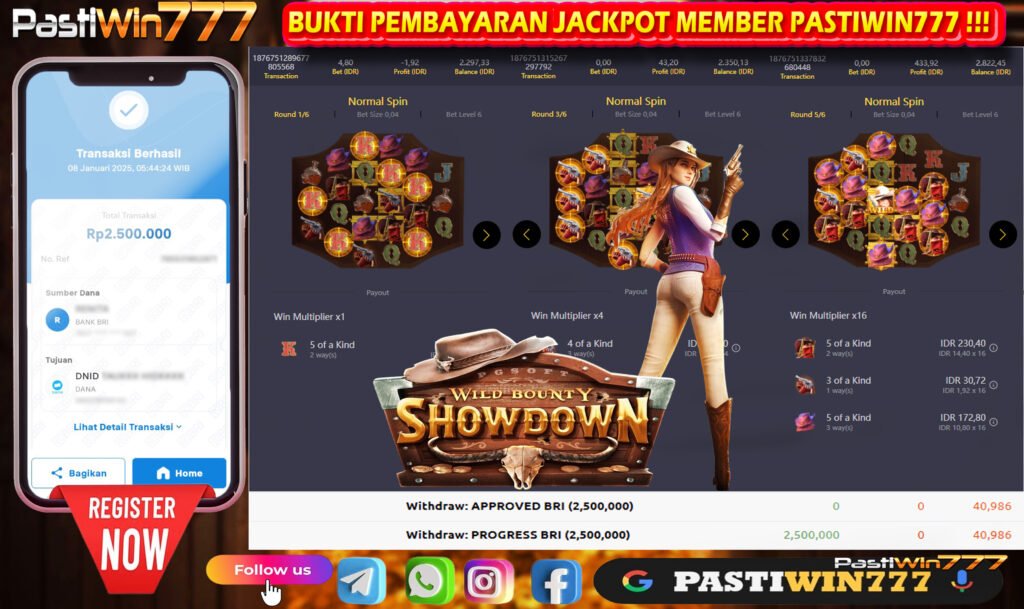 BUKTI NYATA KEMENANGAN BESAR DI SITUS BESAR PASTIWIN777