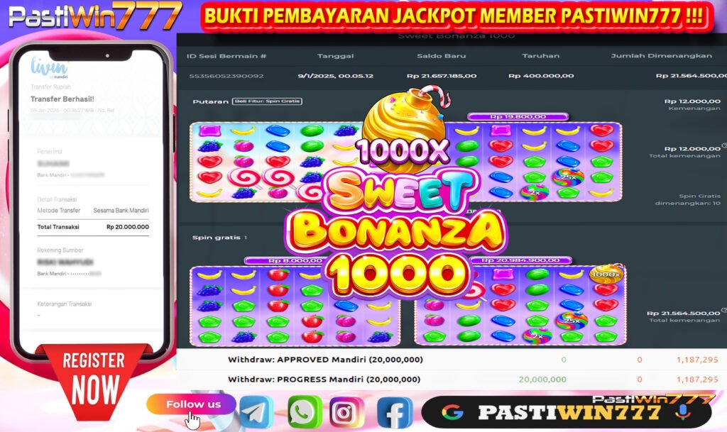 BUKTI NYATA KEMENANGAN BESAR DI SITUS BESAR PASTIWIN777