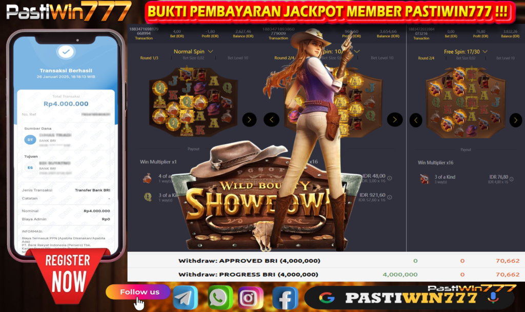 BUKTI NYATA KEMENANGAN BESAR DI SITUS BESAR PASTIWIN777