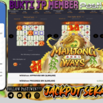 BUKTI JP MEMBER PASTIWIN777 BERMAIN DI MAHJONG WAYS