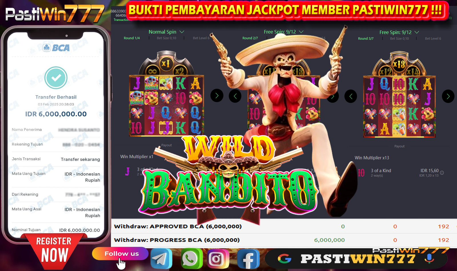 BUKTI NYATA KEMENANGAN BESAR DI SITUS BESAR PASTIWIN777