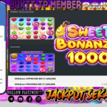 BUKTI JP MEMBER PASTIWIN777 BERMAIN DI SWEET BONANZA 1000